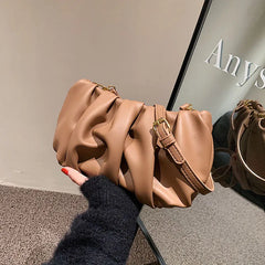 Shoulder Bags For Women Tote Handbag De Luxe Femme Folds Dumplings Totes Soft Ro