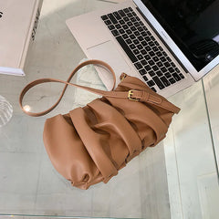 Shoulder Bags For Women Tote Handbag De Luxe Femme Folds Dumplings Totes Soft Ro