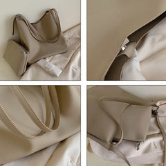 Shoulder Bags Women PU Leather Temperament Office Lady Underarm Totes Classic
