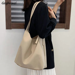 Shoulder Bags Women PU Leather Temperament Office Lady Underarm Totes Classic