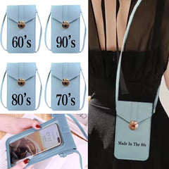 Women's Shoulder Bag Touch Screen Cell Phone Case Crossbody Wallet