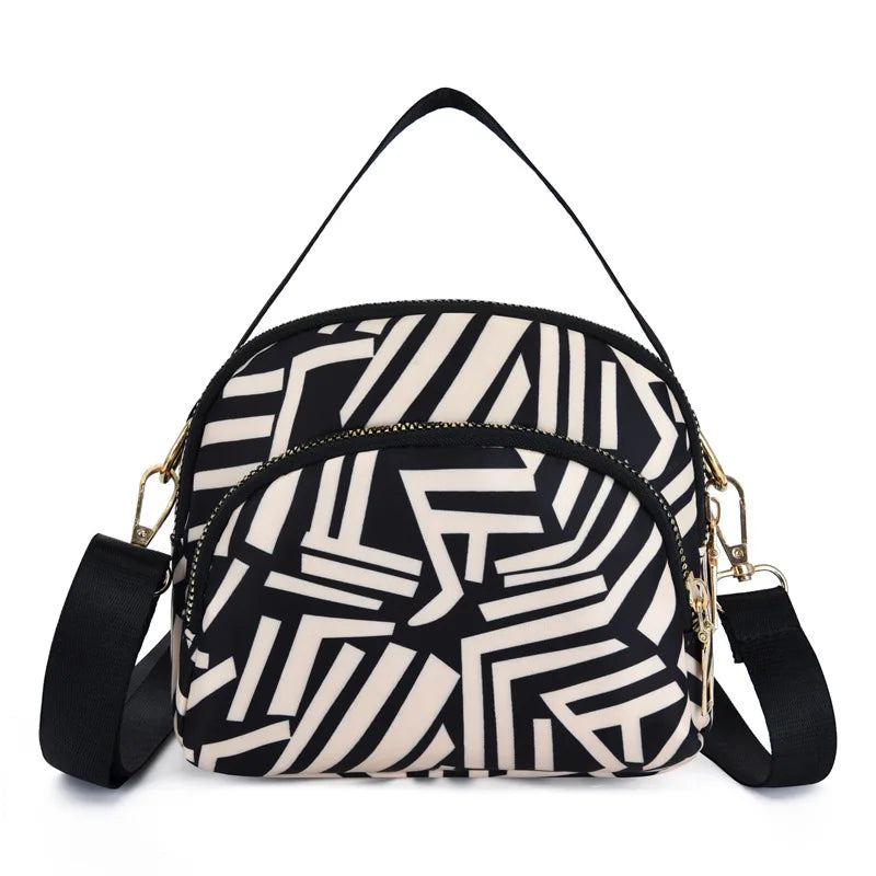 Women's Shoulder Bag Crossbody Messenger Phone Purse Waterproof Nylon Handbag