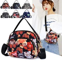 Women's Shoulder Bag Crossbody Messenger Phone Purse Waterproof Nylon Handbag