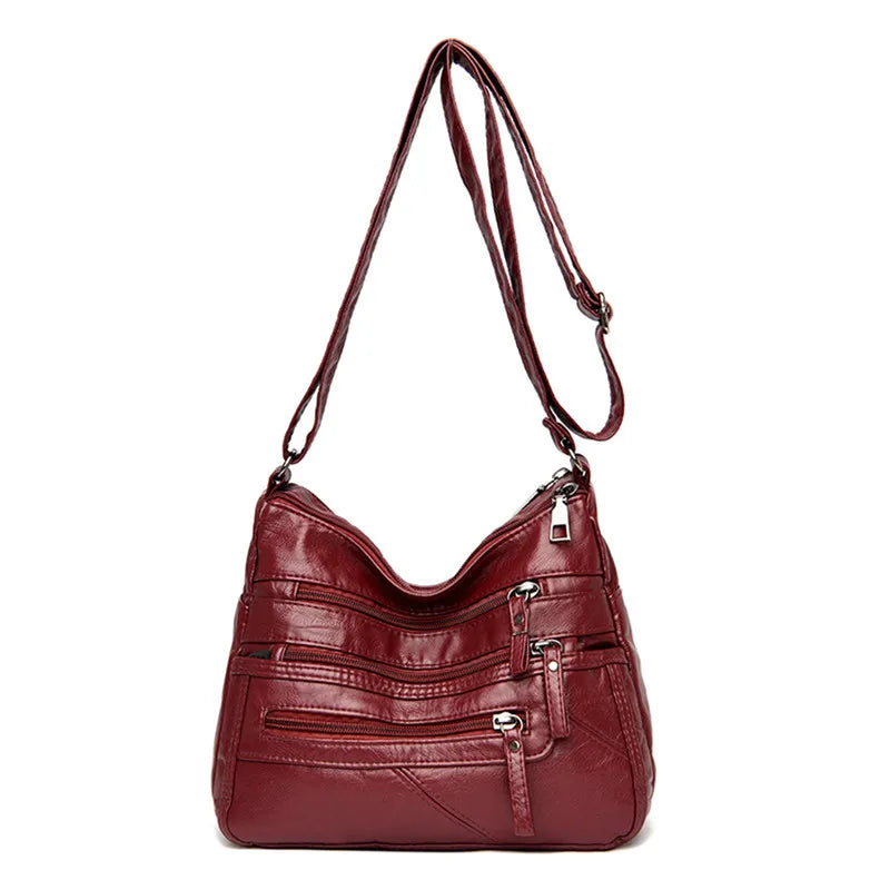 Shoulder Crossbody Bags For Women High Pu Leather Messenger Bag