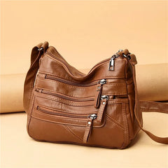 Women's Shoulder Crossbody Bag High PU Leather Messenger Purse Handbag
