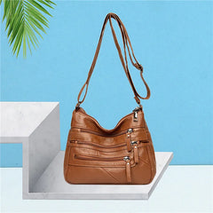 Shoulder Crossbody Bags For Women High Pu Leather Messenger Bag