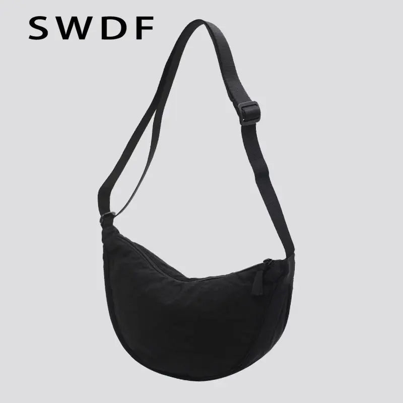 Women's Messenger Bag Nylon Shoulder Bags Vintage Girls Purse Handbags