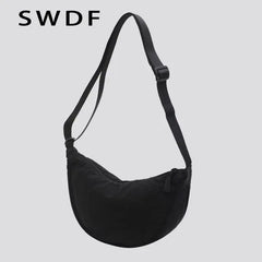 Women's Messenger Bag Nylon Shoulder Bags Vintage Girls Purse Handbags