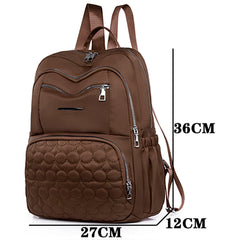 Large Capacity Backpacks Water Repellent Oxford Cloth School Bags