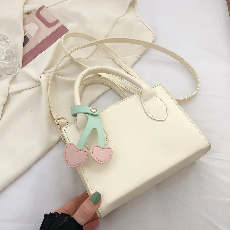 Spring Casual Messenger Bag Female Online Influencer Pendant Square Bag