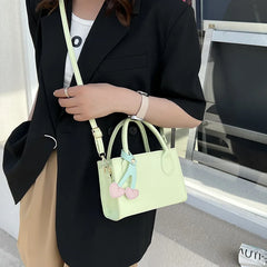 Spring Casual Messenger Bag Female Online Influencer Pendant Square Bag