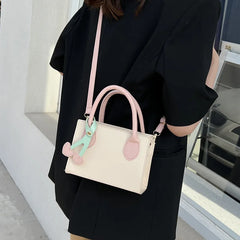 Spring Casual Messenger Bag Female Online Influencer Pendant Square Bag
