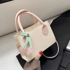 Spring Casual Messenger Bag Female Online Influencer Pendant Square Bag