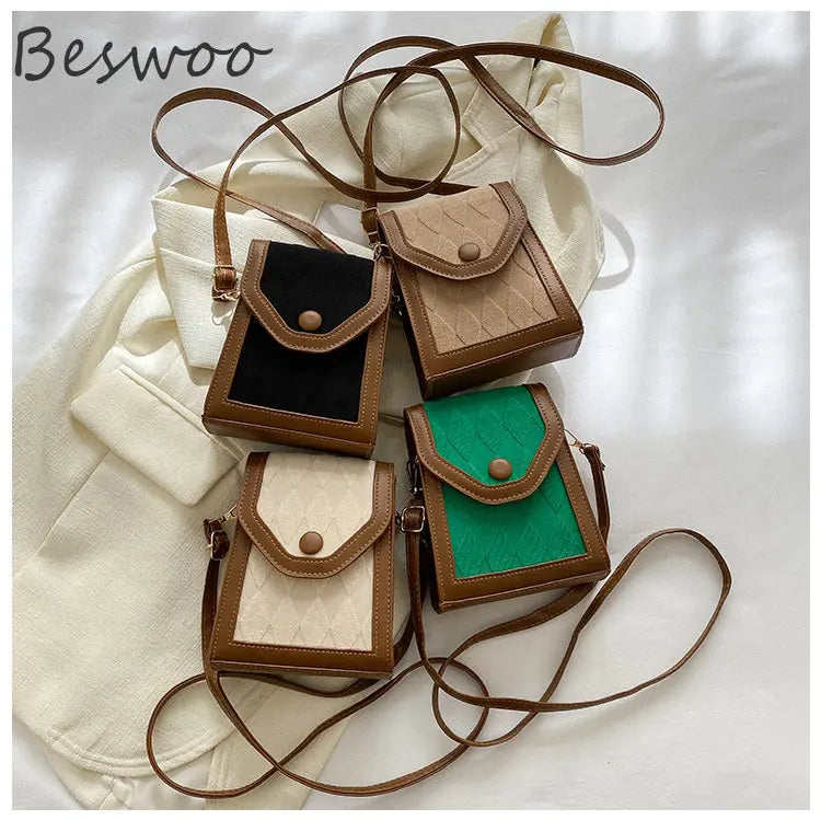 Small Crossbody Bag All-matched Lingge Phone Bags Women Purse Shoulder Bag