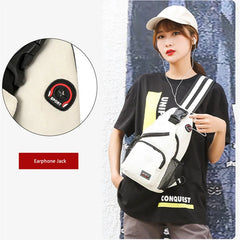 Women's Small Crossbody Messenger Bag Casual Sling Chest Mini Travel Sport