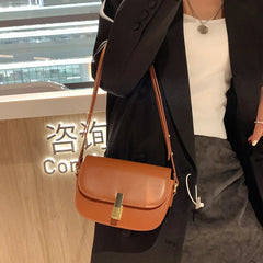 Small Underarm Crossbody Bag PU Leather Shoulder Bag Women Mini Handbag