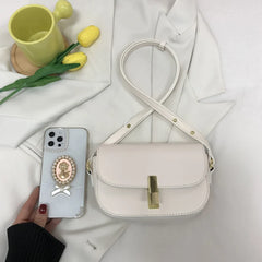 Small Underarm Crossbody Bag PU Leather Shoulder Bag Women Mini Handbag