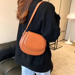Women's PU Leather Crossbody Bag Shoulder Handbag Tote Purse