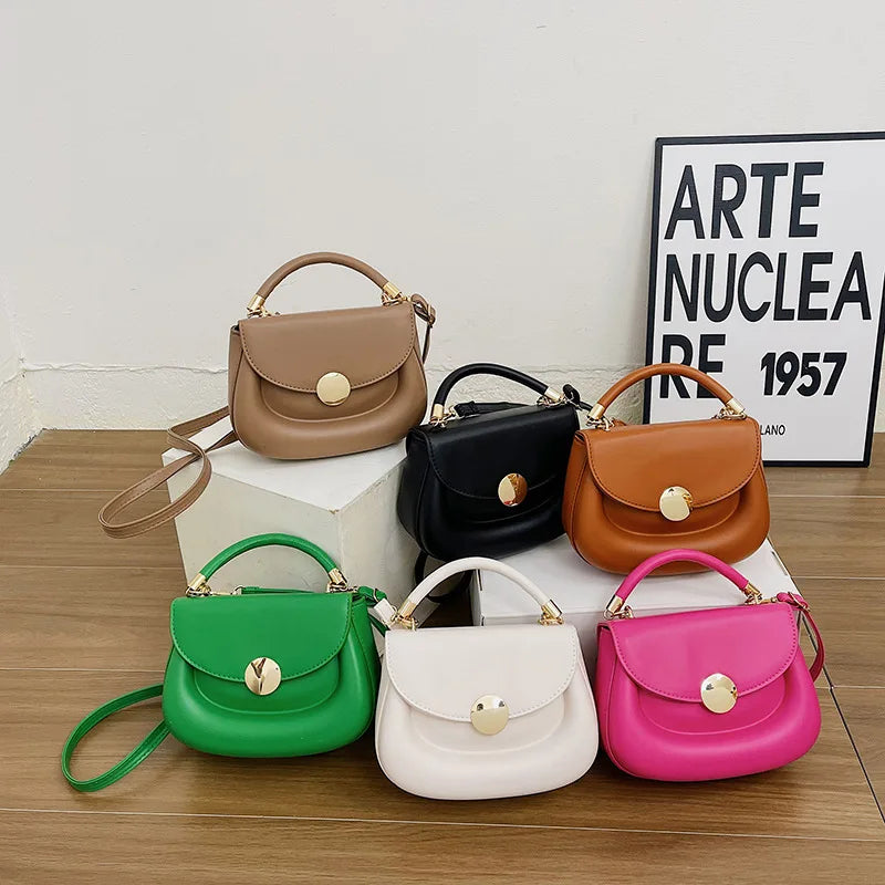 Women's Small Crossbody Bags PU Leather Totes Shoulder Handbags