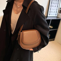Women's PU Leather Crossbody Bag Shoulder Handbag Tote Purse