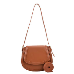 Women's PU Leather Crossbody Bag Shoulder Handbag Tote Purse
