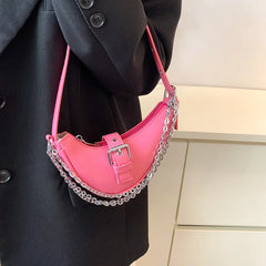 Women's Leather Saddle Crossbody Bag Shoulder Handbag Purse