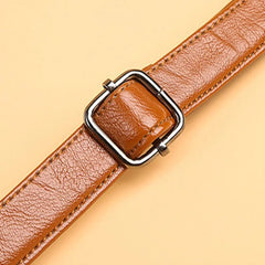 Small Women's Zipper Pocket Crossbody Bag Soft PU Leather