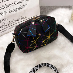 Small Zipper Crossbody Bag for Women PU Leather Shoulder Messenger Handbag