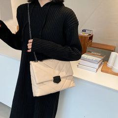 Soft PU Leather Women Crossbody Bags Chain Ladies Shoulder Messenger Bags