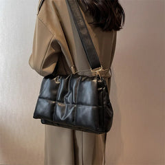 Quilted Shoulder Bag Casual Women Purses Retro Clutch Tote Bags