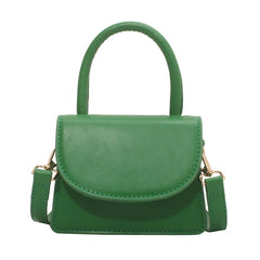 Mini PU Leather Flap Crossbody Bag for Women