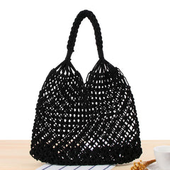One Shoulder Woven Bag Mori Style Straw Bags