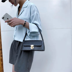Lock Handbags Small Travel Hand Bag for Women