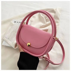 Solid Shoulder Bags for Women Armpit Bag PU Leather Handbags Lady Crossbody Bags