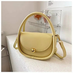 Solid Shoulder Bags for Women Armpit Bag PU Leather Handbags Lady Crossbody Bags