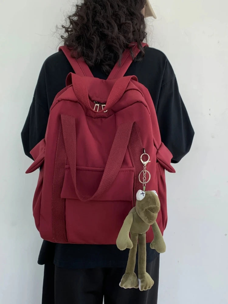 Waterproof Nylon Backpack Girls