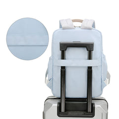 Waterproof Nylon Backpack for Girls, 15 Inch Laptop School Bag
