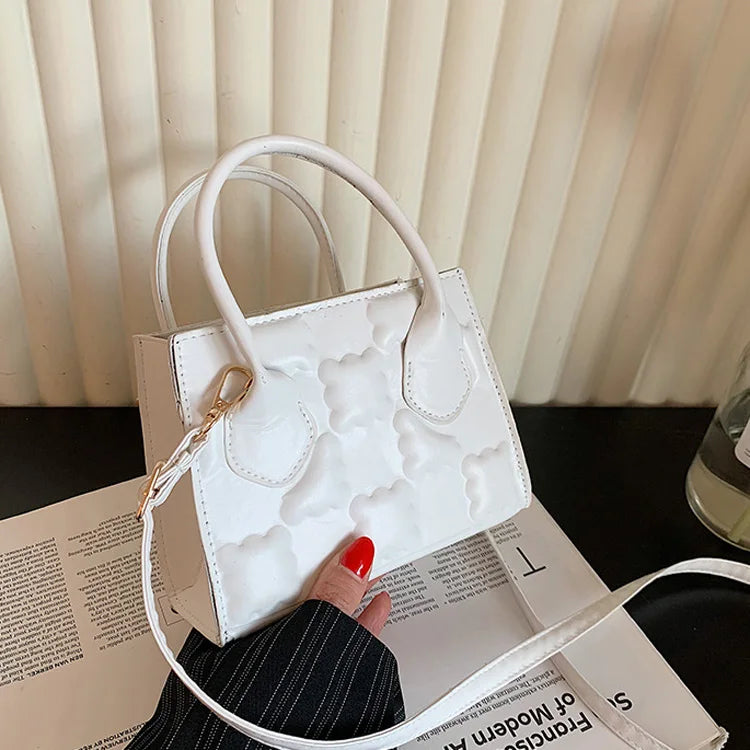 Small Handbags Women Shoulder Bag Pu Leather Crossbody Top Handle Bags