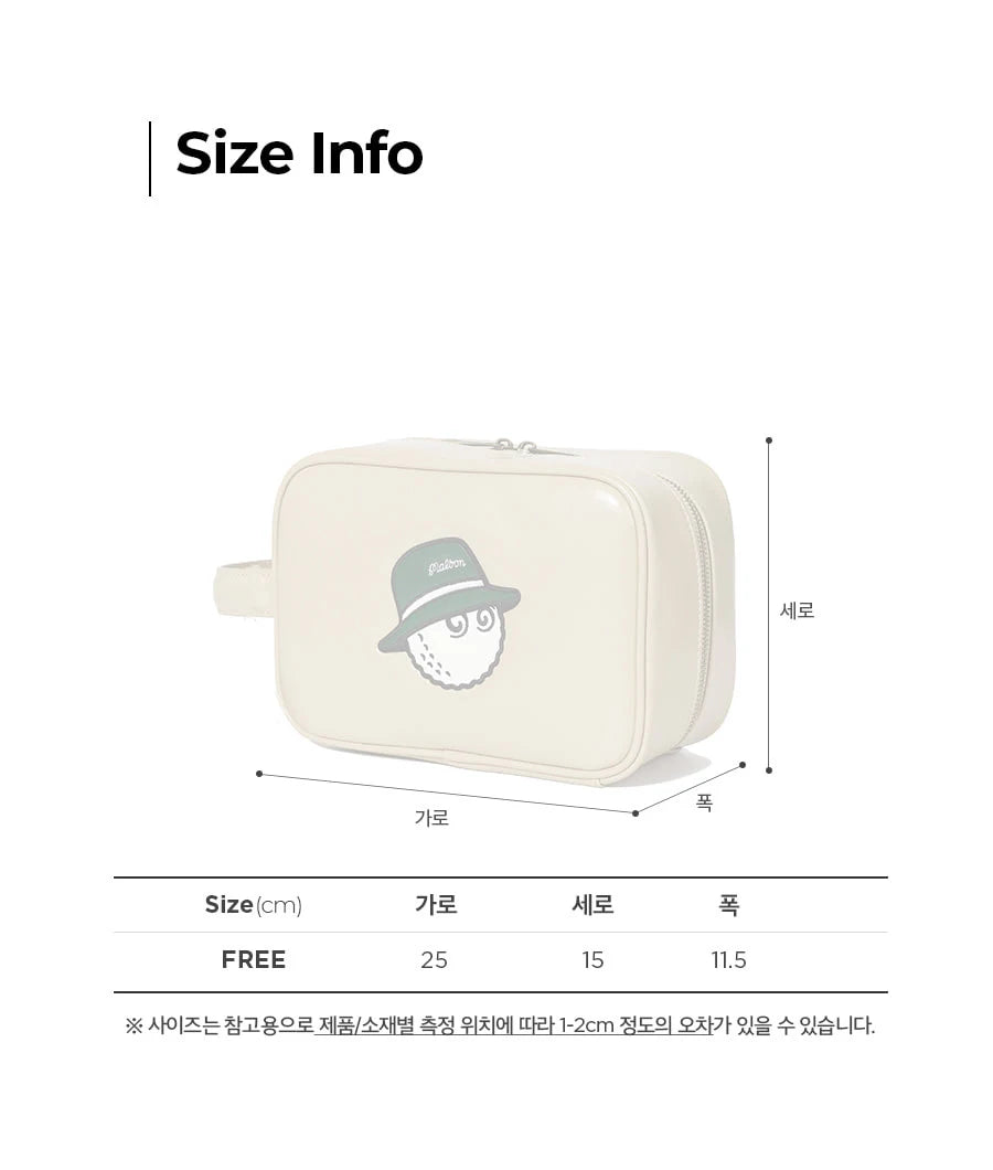 Small Zipper Golf Tote Bag Women's Men's