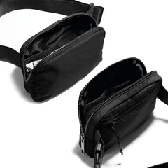 Outdoor Nylon Waist Bag Women Men Shoulder Bag
