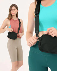 Outdoor Nylon Waist Bag Women Men Shoulder Bag