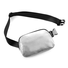 PU Leather Waist Bag For Women Men Outdoor Fanny Pack