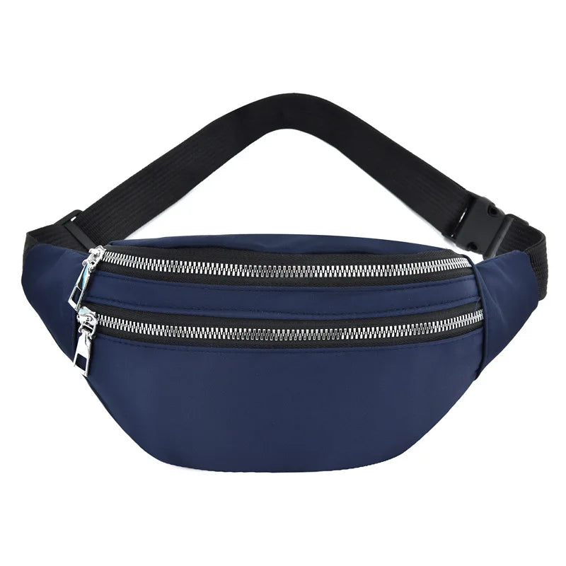 Men's Sports Waist Pack Mobile Phone Bag Waterproof Messenger Bag M
