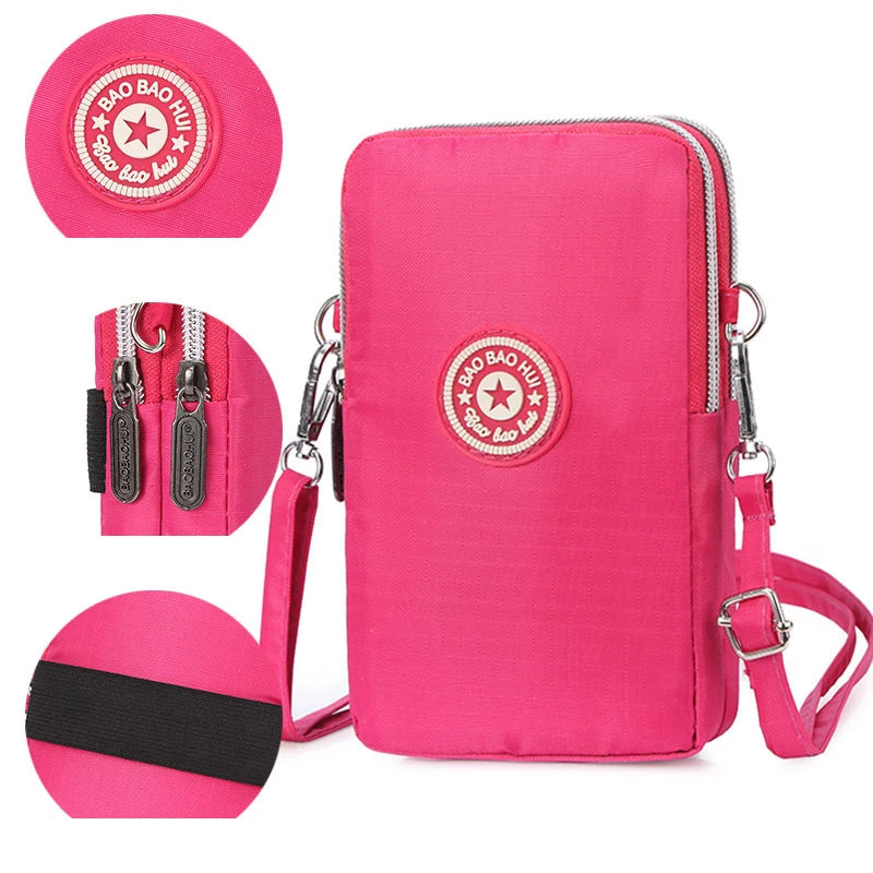 Sports Wallet Phone Bag For Mobile Shoulder Bag Pouch Case Belt Handbag