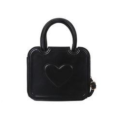 Spring Retro Women's Messenger Bag Portable Peach Heart Texture