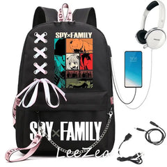 Spy x Family Anya Forger Backpack with USB Charging