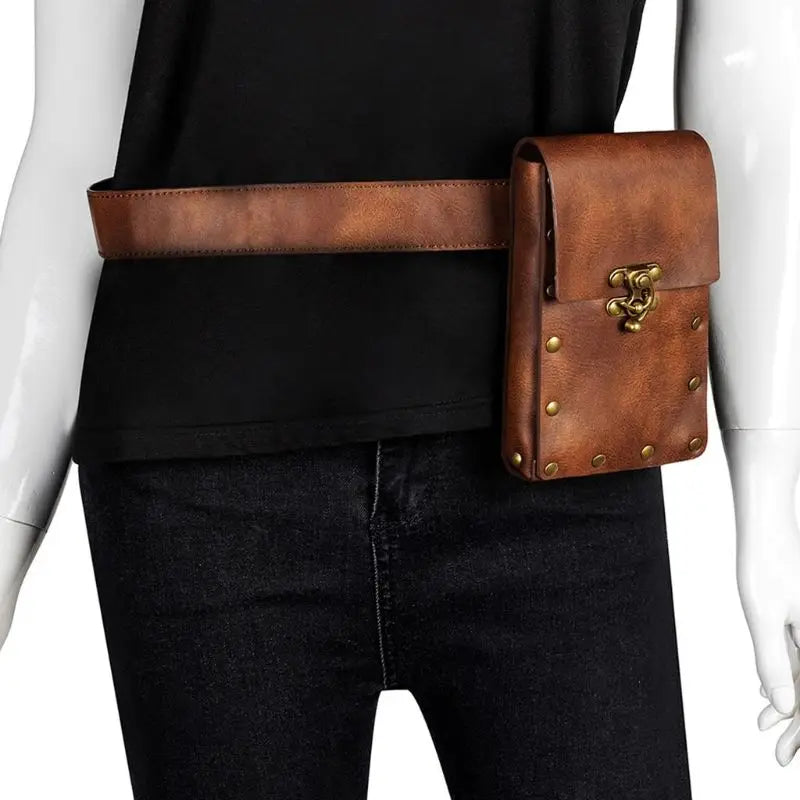 Steampunk Hiking Waist Bag Multifunction Messenger Belt Bags