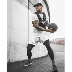Men Hip Hop Tactical Vest Chest Rig Phone Bag Streetwear Kanye Waistcoat