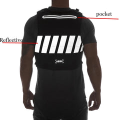 Streetwear Tactical Vest Men Hip Hop Style Chest Rig Reflective Strip Waistcoat