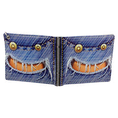 Boys Man Casual Wallet Coins Purse with Chain
